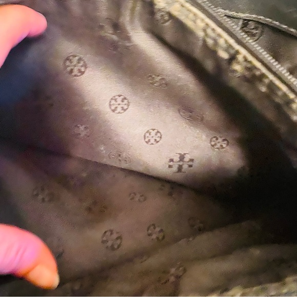 Tory Burch York Buckle Black Saffiano Leather Tote - Picture 10 of 12